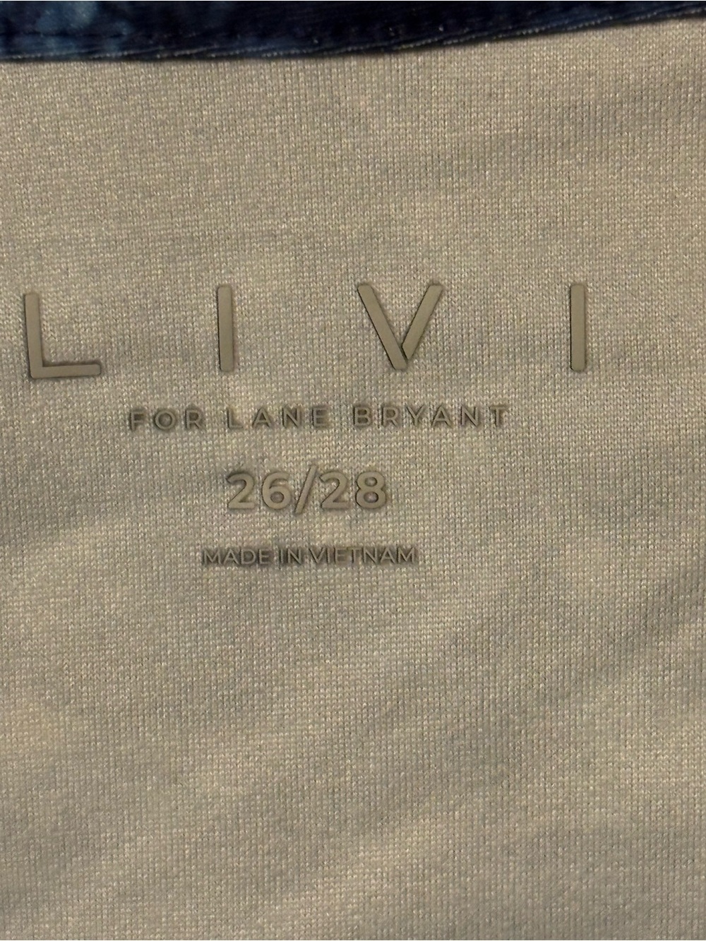Livi Blue Tie-Dye V-Neck Short Sleeve Tee - Picture 3 of 4